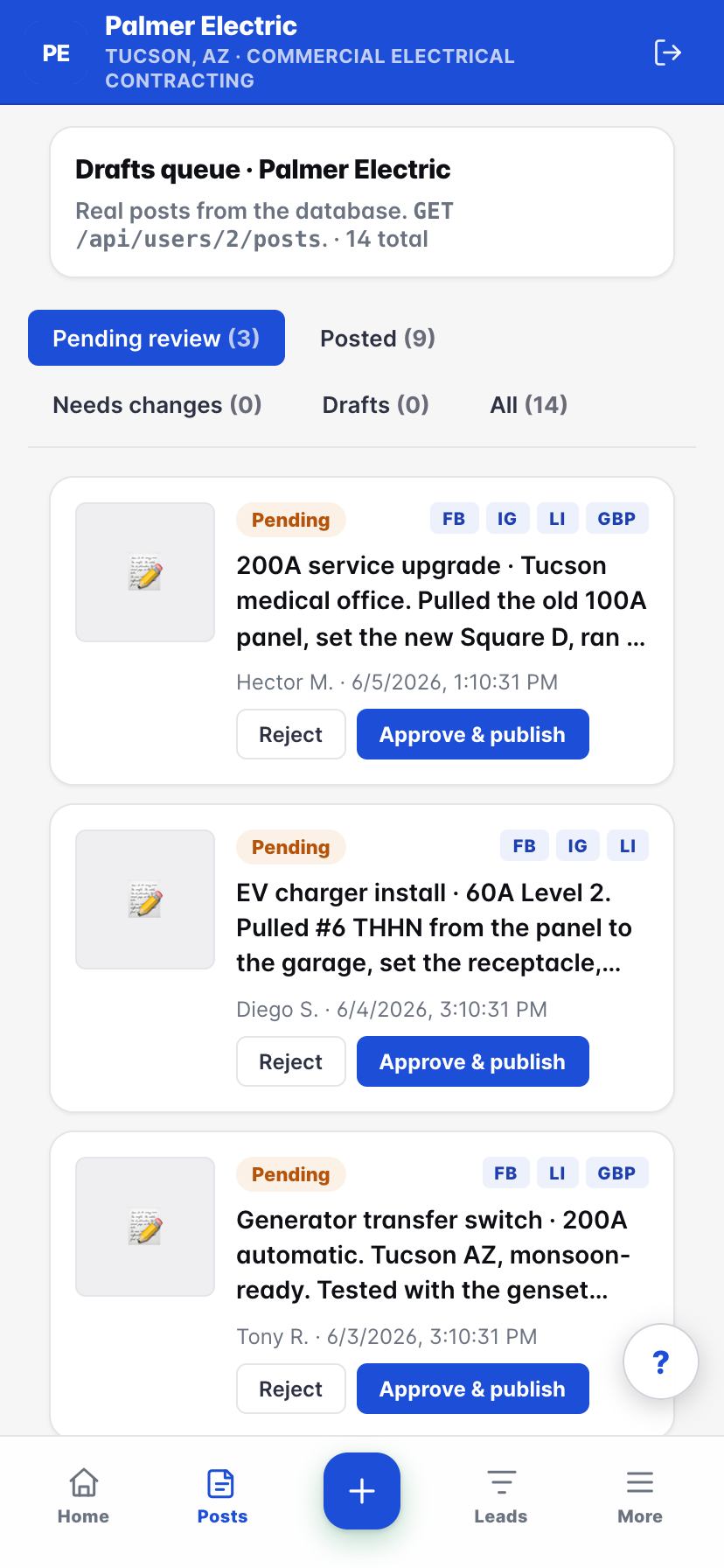 CrewPush · You review from anywhere